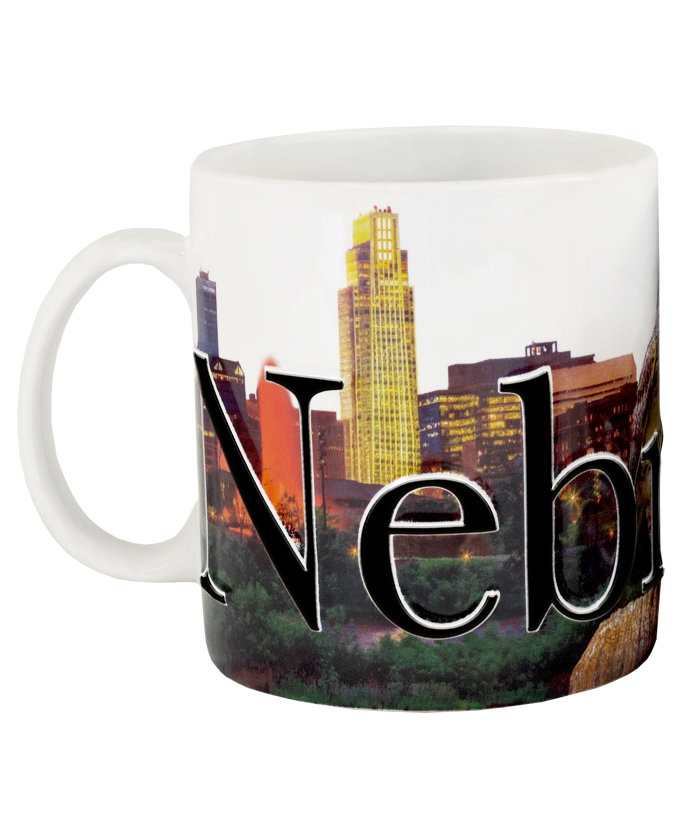 Nebraska Color Relief Mug