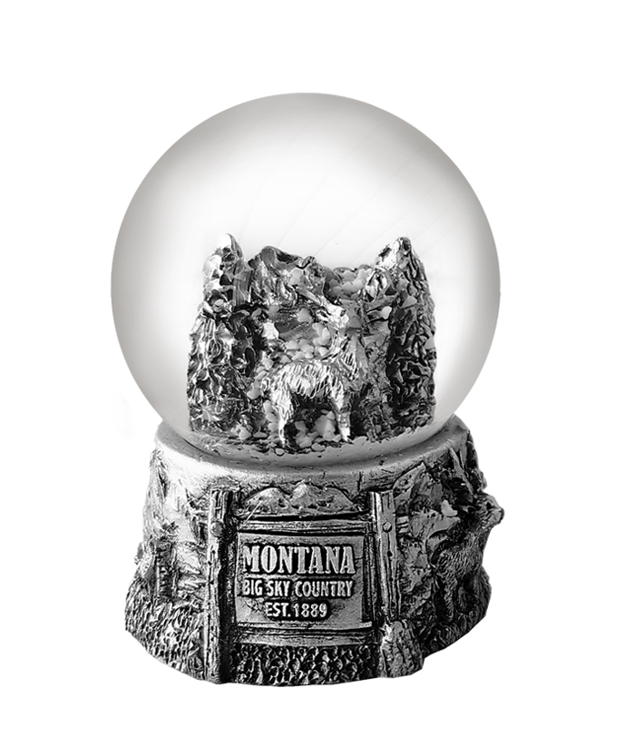 Montana Snow Globe