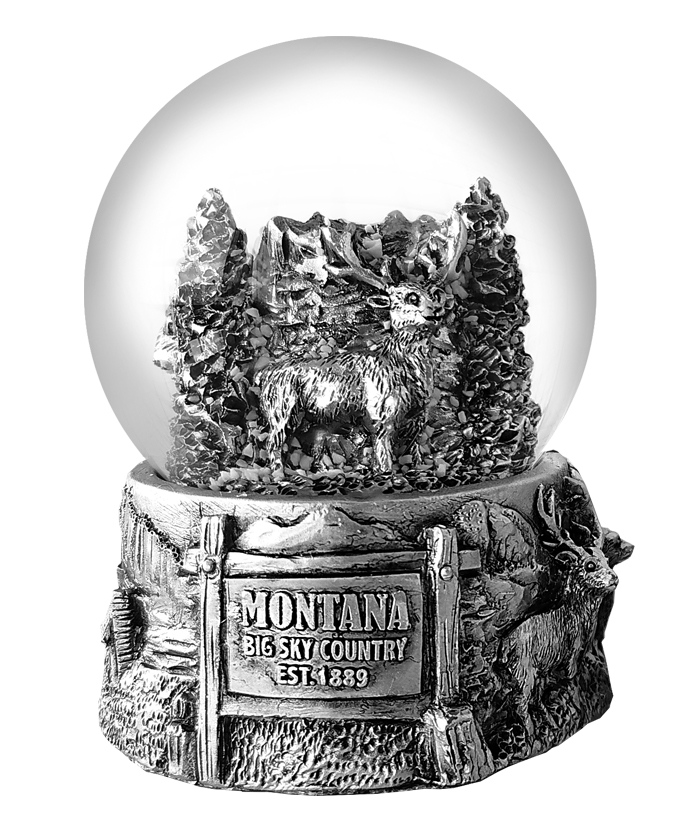 Montana Snow Globe Frontside