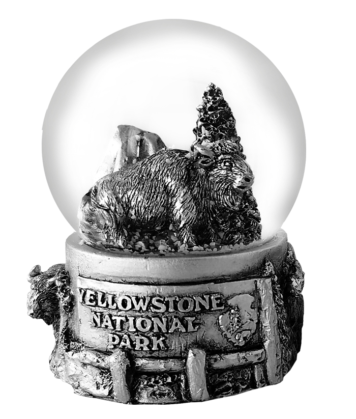 Yellowstone Snow Globe Frontside