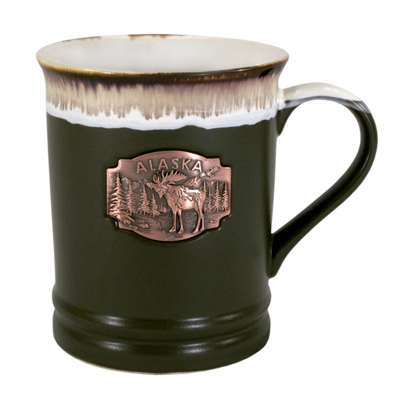 Alaska 3D Medallion Reactive Glaze Mug