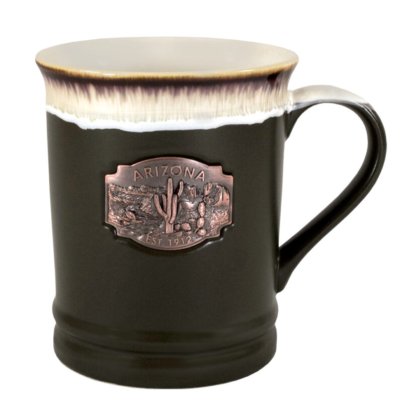Arizona 3D Medallion Reactive Glaze Mug