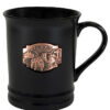 Texas 3D Medallion Mug - Black Matte