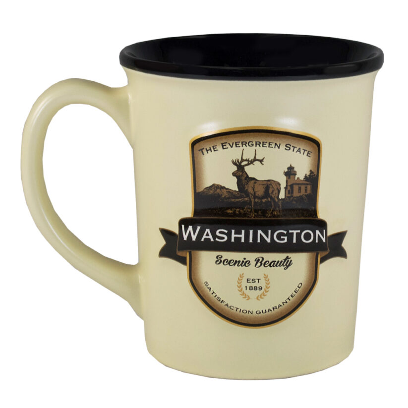 Washington Emblem Beige Mug