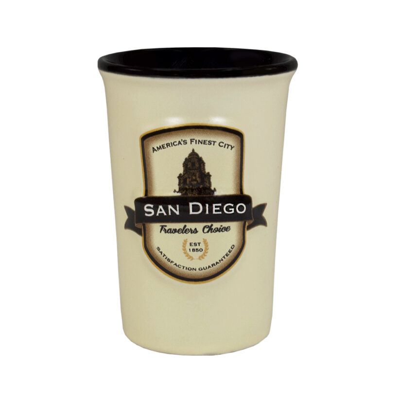 San Diego Emblem Beige Shot