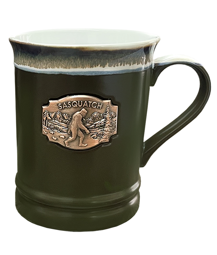 Big Foot 3D Medallion Mug Reactive Glaze