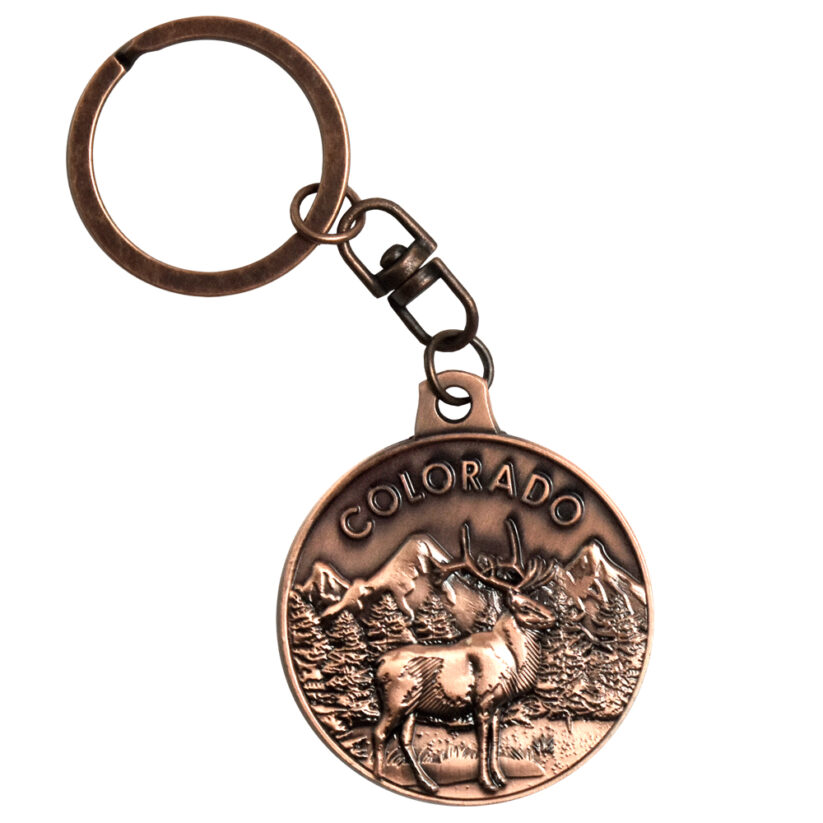 Colorado Medallion Key Chain front side