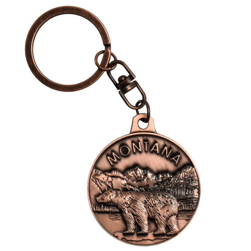 Montana Medallion Key Chain front side