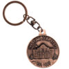 Texas Medallion Key Chain back side