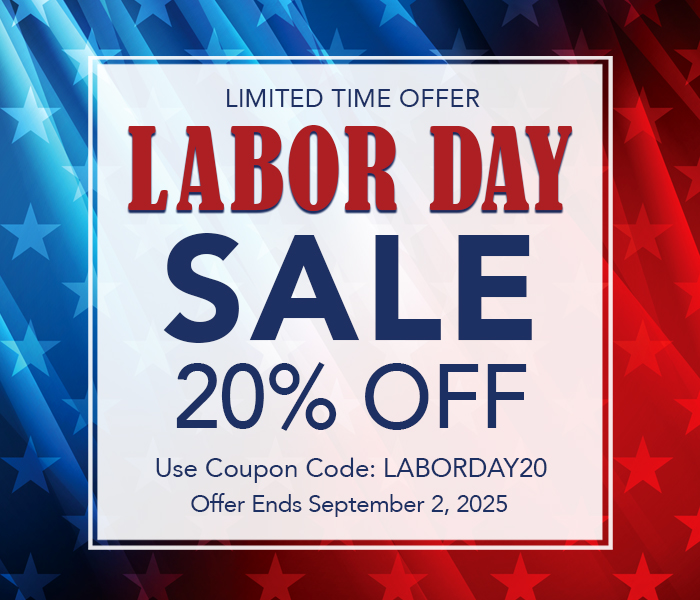 Labor Day Sale 20% Off