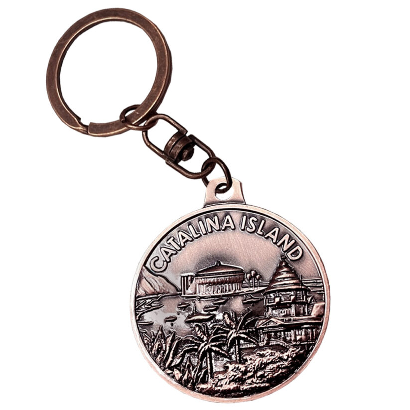 Catalina Island Medallion Key Chain Front Side