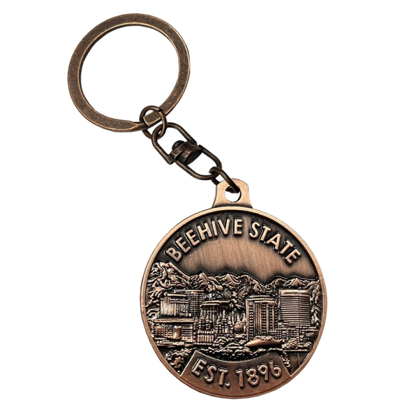 Utah Key Chain Back Side