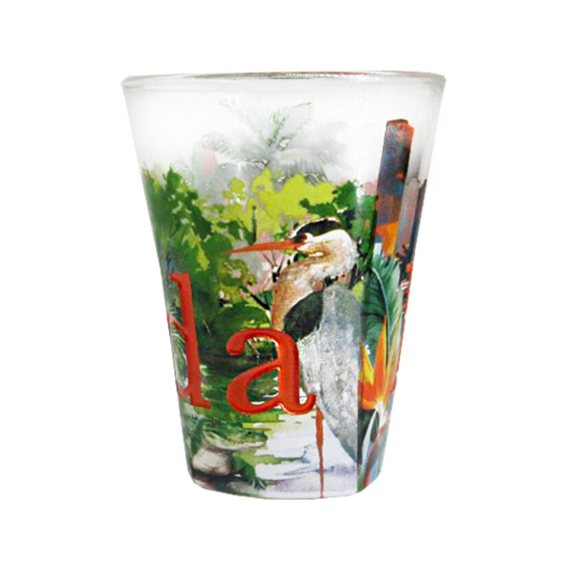 Alternative view of Florida Tropical Shot Glass