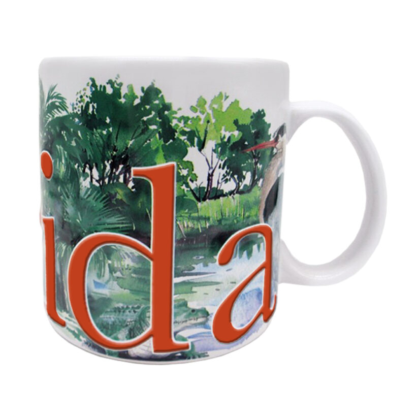 Alternative view of Florida Tropical Relief Mug