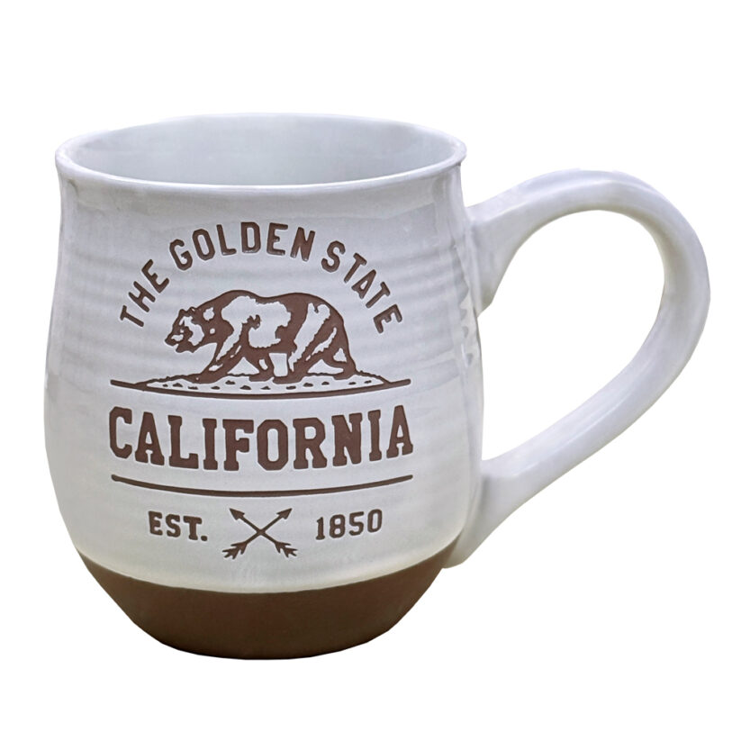 California Terracotta Etched Mug