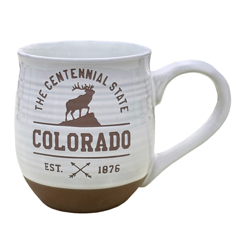 Colorado Terracotta Etched Mug