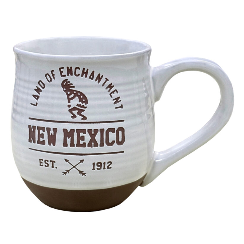 New Mexico Terracotta Etched Mug