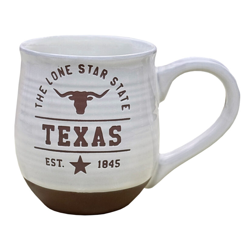 Texas Terracotta Etched Mug