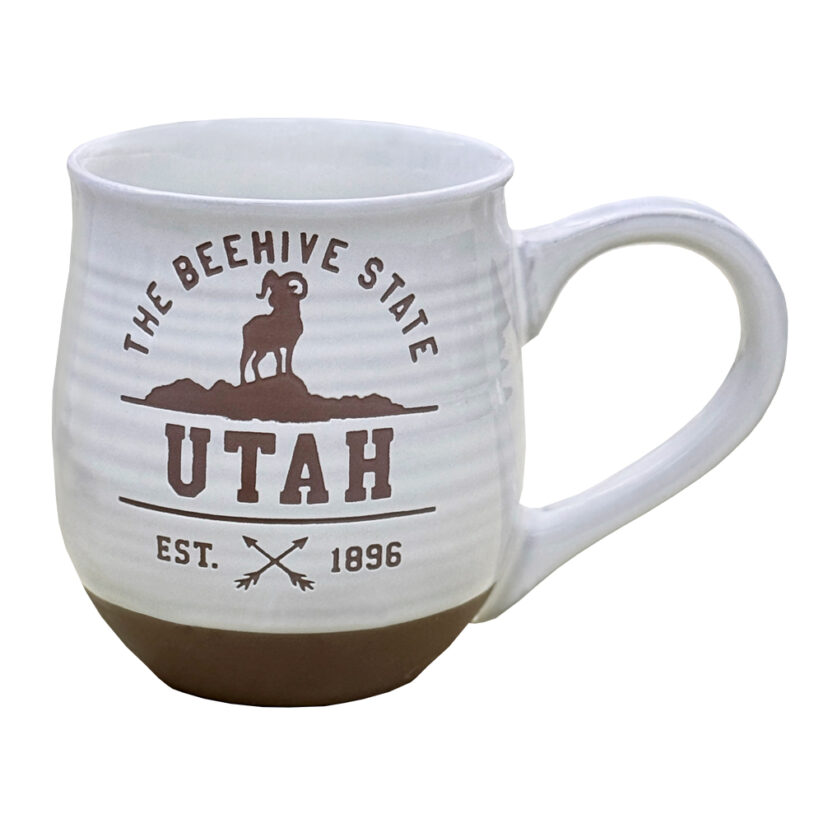 Utah Terracotta Etched Mug