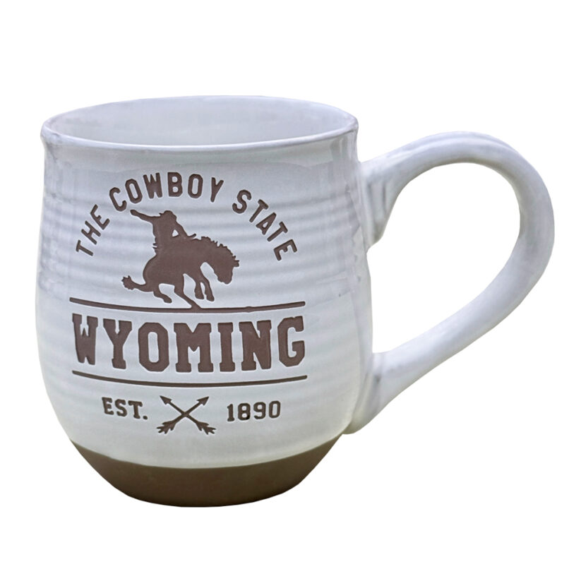 Wyoming Terracotta Etched Mug